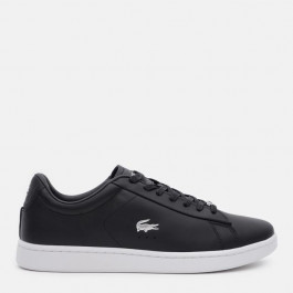   LACOSTE Женские кеды низкие  Carnaby 743SFA0016-22F 39.5 (T7) 25.8 см Blk Slv (5059554015799)