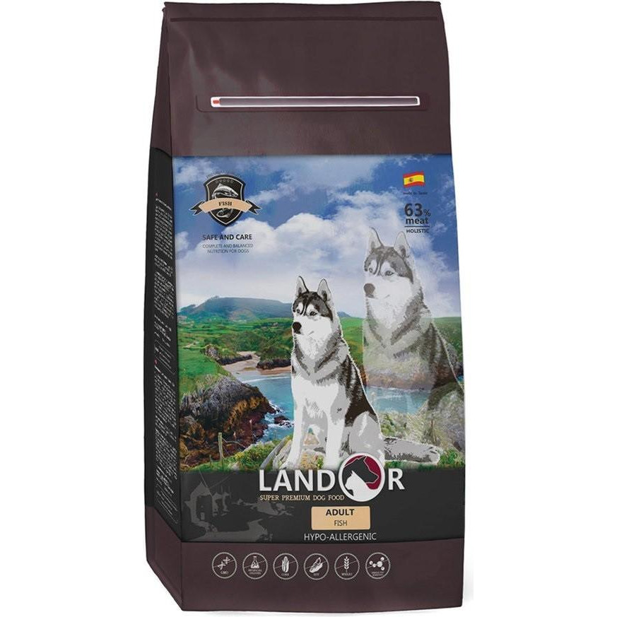 Landor Adult All Breed Fish&Rice 3 кг (8433022859974) - зображення 1