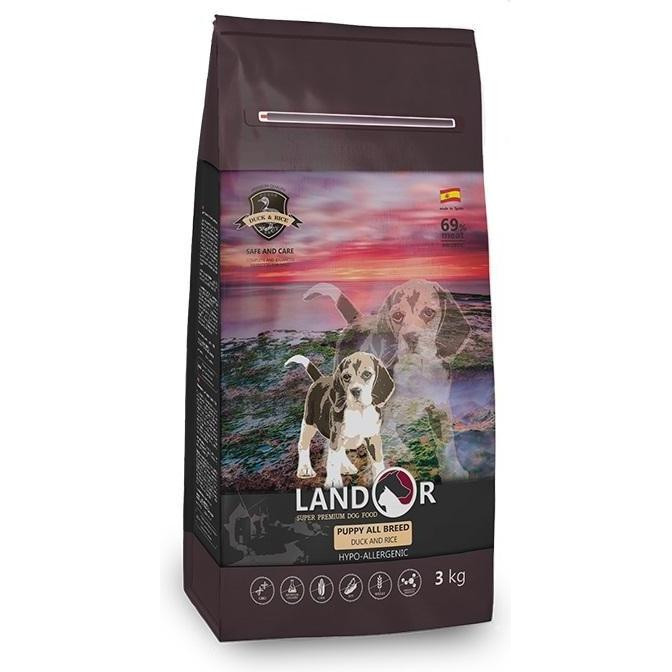 Landor Puppy All Breed Duck&Rice 3 кг (8433022859905) - зображення 1