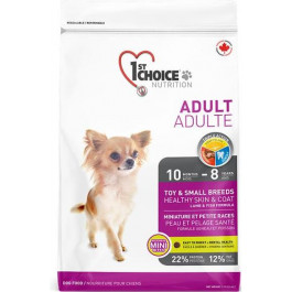   1st Choice Adult Toy & Small Breeds Healthy Skin & Coat 0,35 кг ФЧСВММЯР350