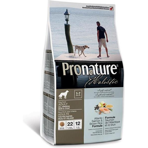 Pronature Holistic Dog Adult Atlantic Salmon&Brown Rice 2,72 кг (ПРХСВАЛКР2_72) - зображення 1