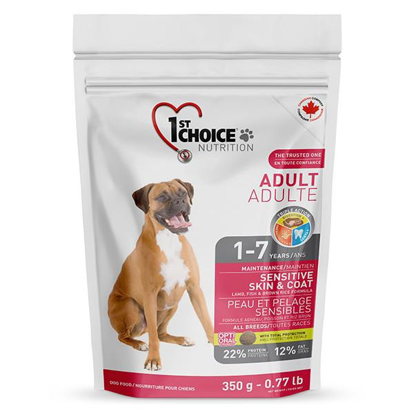 1st Choice Adult All Breeds Sensitive skin & coat 0,35 кг ФЧСВЯР350 - зображення 1