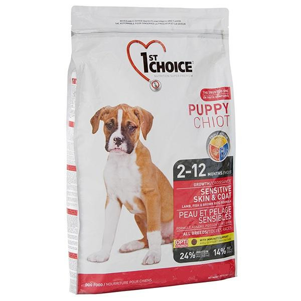 1st Choice Puppy All Breeds Sensitive skin & coat 2,72 кг ФЧСЩЯР2_72 - зображення 1