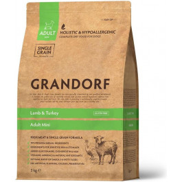   Grandorf Lamb & Brown Rice Adult Mini 3 кг