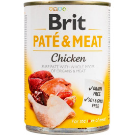   Brit Pate & Meat Chicken 400 г (8595602530281)