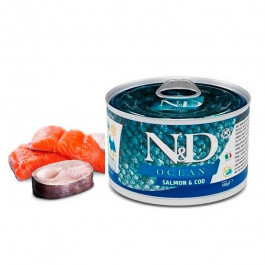   Farmina N&D Grain Free Ocean Salmon & Cod Adult Mini 140 г (8606014102222)