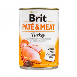   Brit Pate & Meat Turkey 400 г (8595602530298)