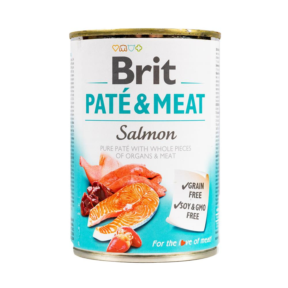 Brit Pate & Meat Salmon 400 г - зображення 1