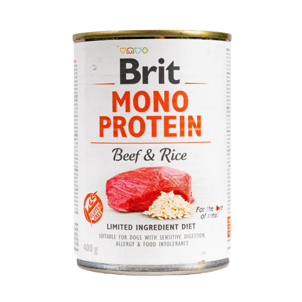 Brit Mono Protein Beef & Rice 400 г (100054) - зображення 1