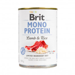   Brit Mono Protein Lamb & Rice 400 г (100053)