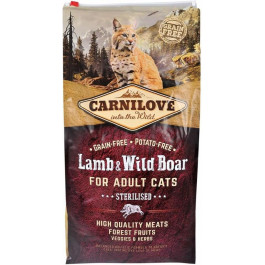   Carnilove Lamb & Wild Boar Sterilised 6 кг 170205/2300