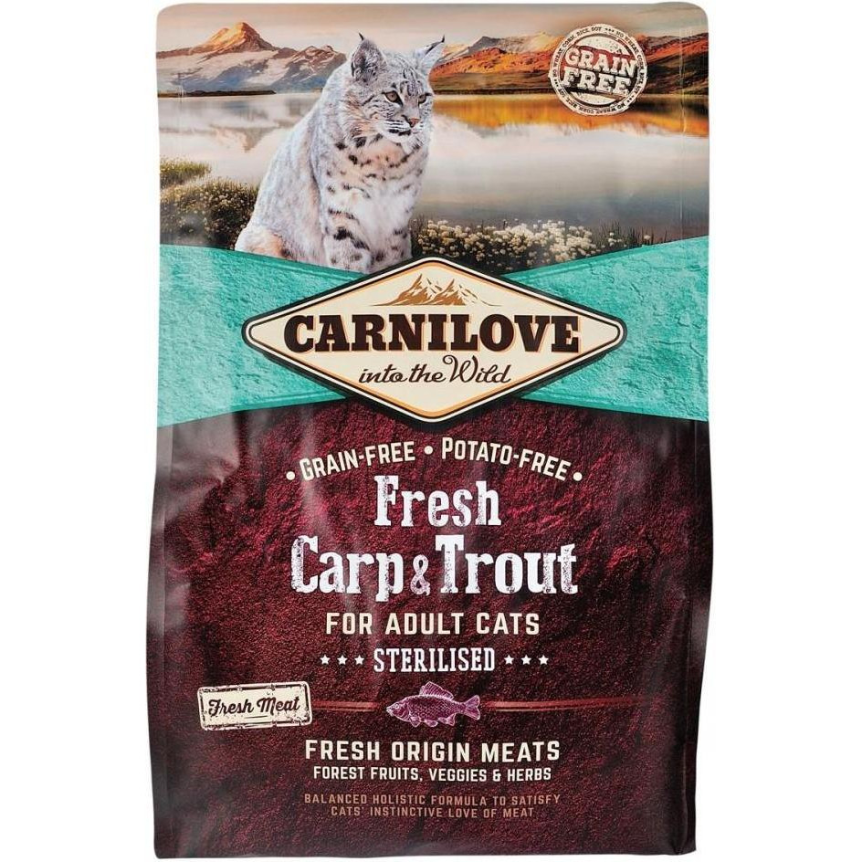 Carnilove Carp & Trout Sterilised 2 кг 170877/7441 - зображення 1