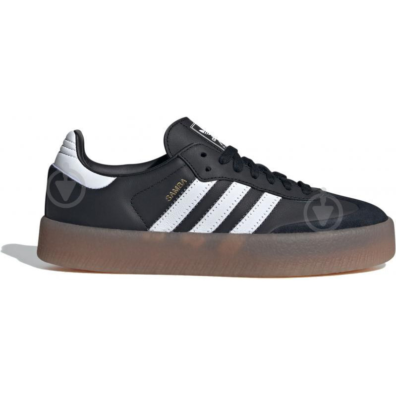 Adidas Жіночі кеди низькі Adidas Samba W JI1350 36 (3.5UK) 22.2 см Cblack/Ftwwht/Goldmt (4067897471548) - зображення 1