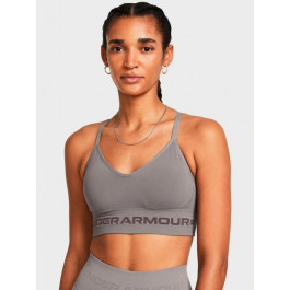   Under Armour Спортивний топ жіночий  Ua Seamless Low Long Bra 1357719-294 S Сірий (196885273100)