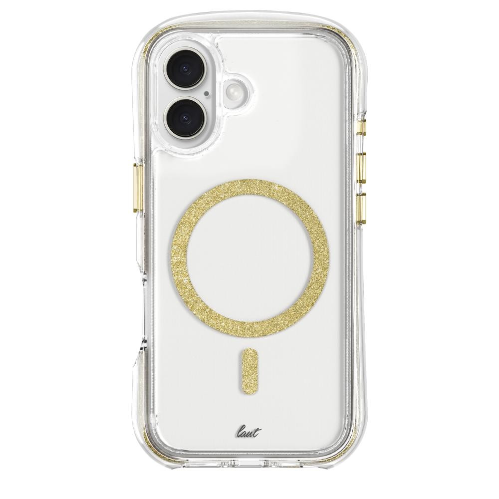 LAUT AERO SPARKLE для iPhone 16 MagSafe Crystal Gold (L_IP24A_AS_GD) - зображення 1