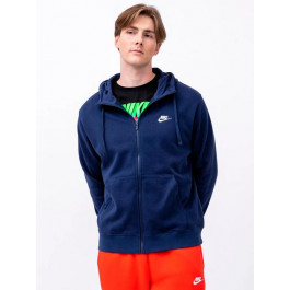   Nike Толстовка  M Nsw Club Hoodie Fz Ft BV2648-410 M Синяя (194502925401)