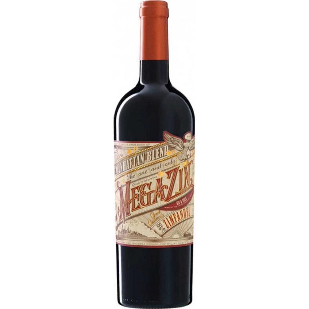 Mare Magnum Вино Zinfandel Mega Zin красное сухое 0.75 л 14% (7340048602266) - зображення 1