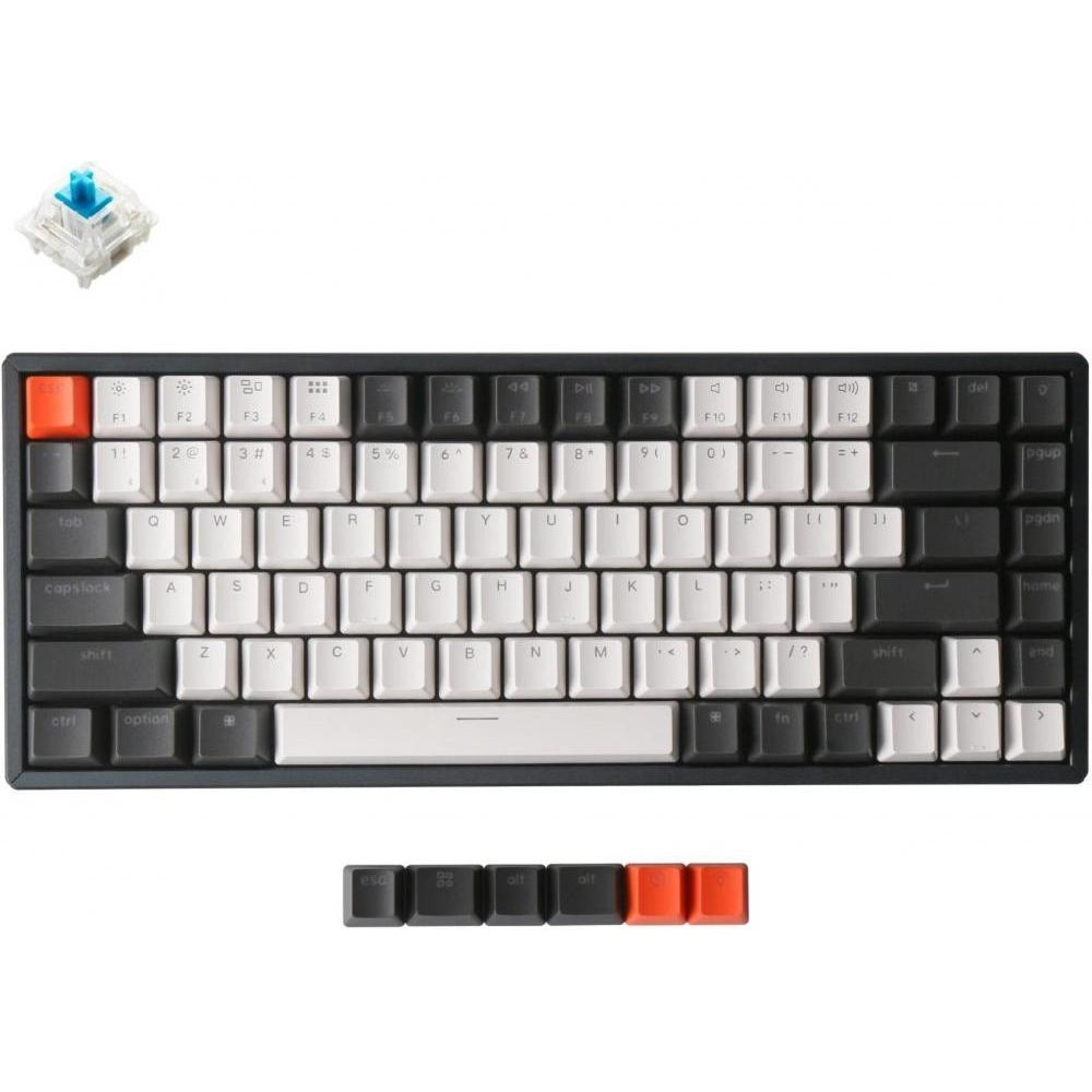 Keychron K2 84 keys, Aluminum Frame Hot-Swap Gateron RGB, Blue (K2C2H_KEYCHRON) - зображення 1