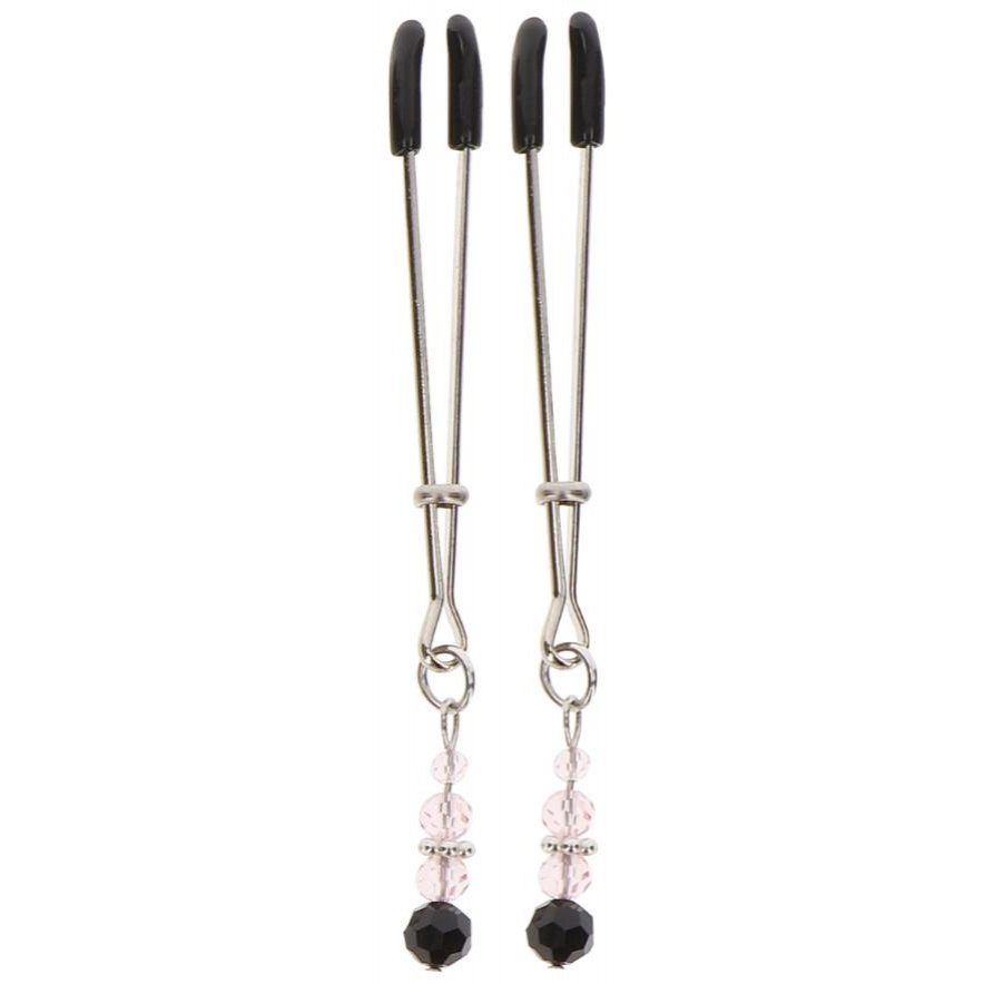 Taboom Затискачі для сосків  Tweezers With Beads, срібні (8713221824653) - зображення 1