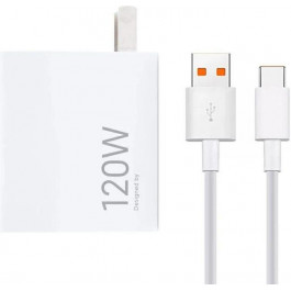   Xiaomi 120W GaN Type-A to Type-C cable White (MDY-14-ED)