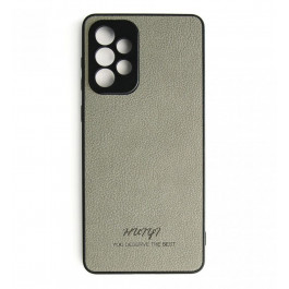   Huryl Leather Case Samsung Galaxy A73 5G Gray