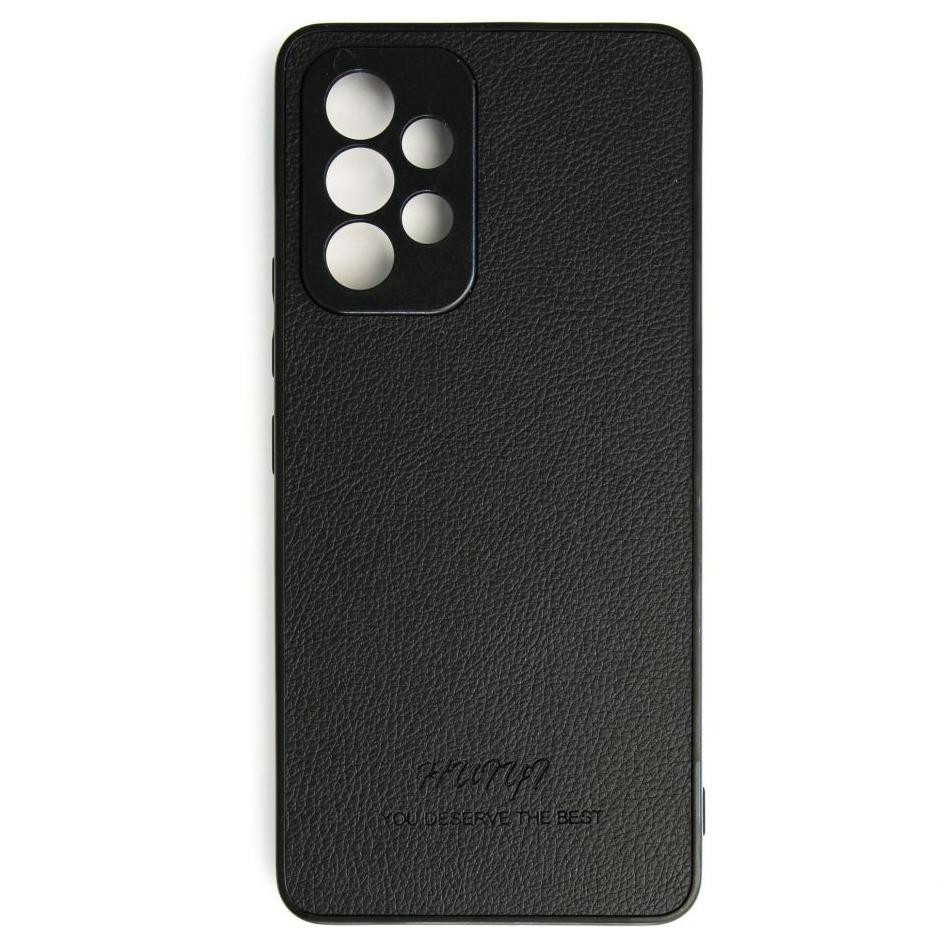 Huryl Leather Case Samsung Galaxy A53 5G Black - зображення 1