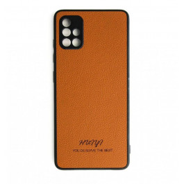   Huryl Leather Case Samsung Galaxy A51 Brown