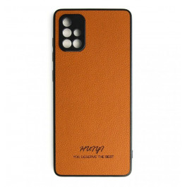   Huryl Leather Case Samsung Galaxy A71 4G Brown