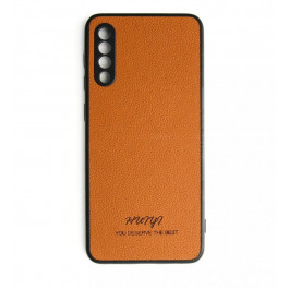   Huryl Leather Case Samsung Galaxy A50 Brown