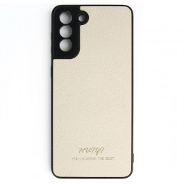   Huryl Чохол  Leather Case Samsung Galaxy S21+ Cream