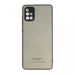   Huryl Leather Case Samsung Galaxy A71 4G Gray