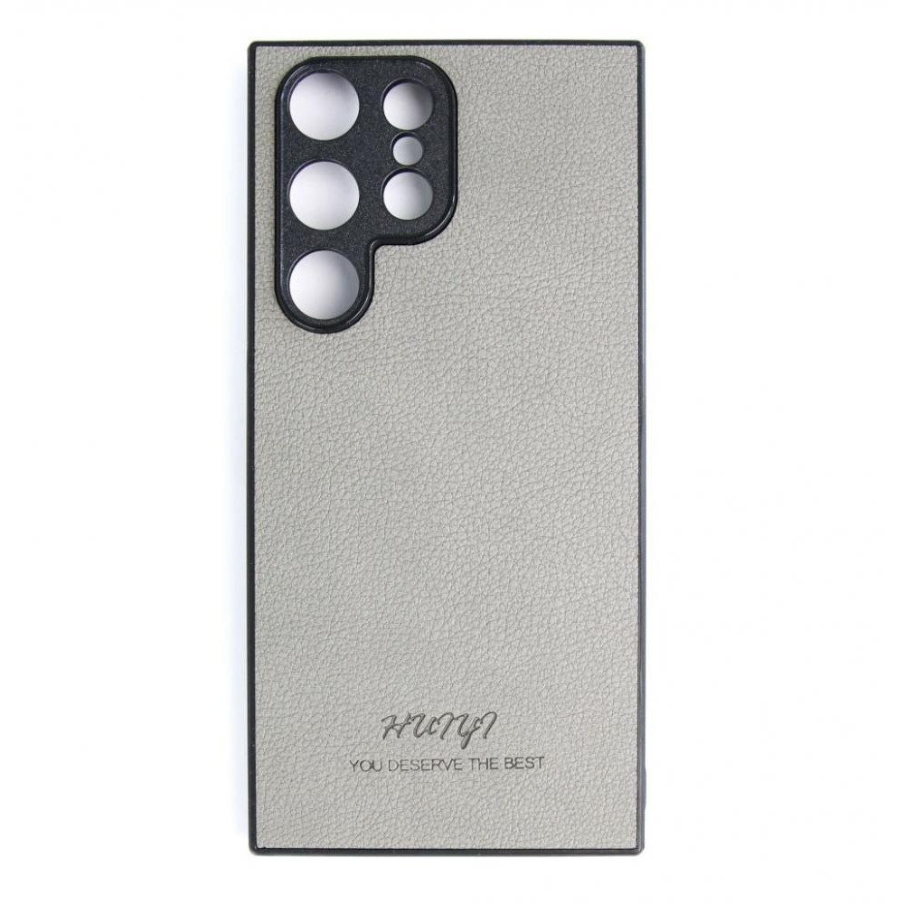 Huryl Leather Case Samsung Galaxy S23 Ultra Gray - зображення 1