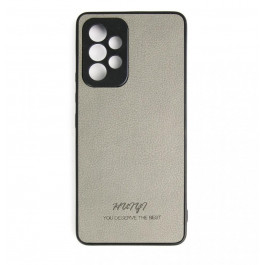   Huryl Leather Case Samsung Galaxy A53 5G Gray