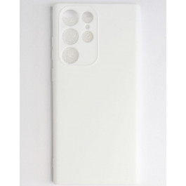   Epik Чохол  Silicone Case для Samsung Galaxy S22 Ultra White