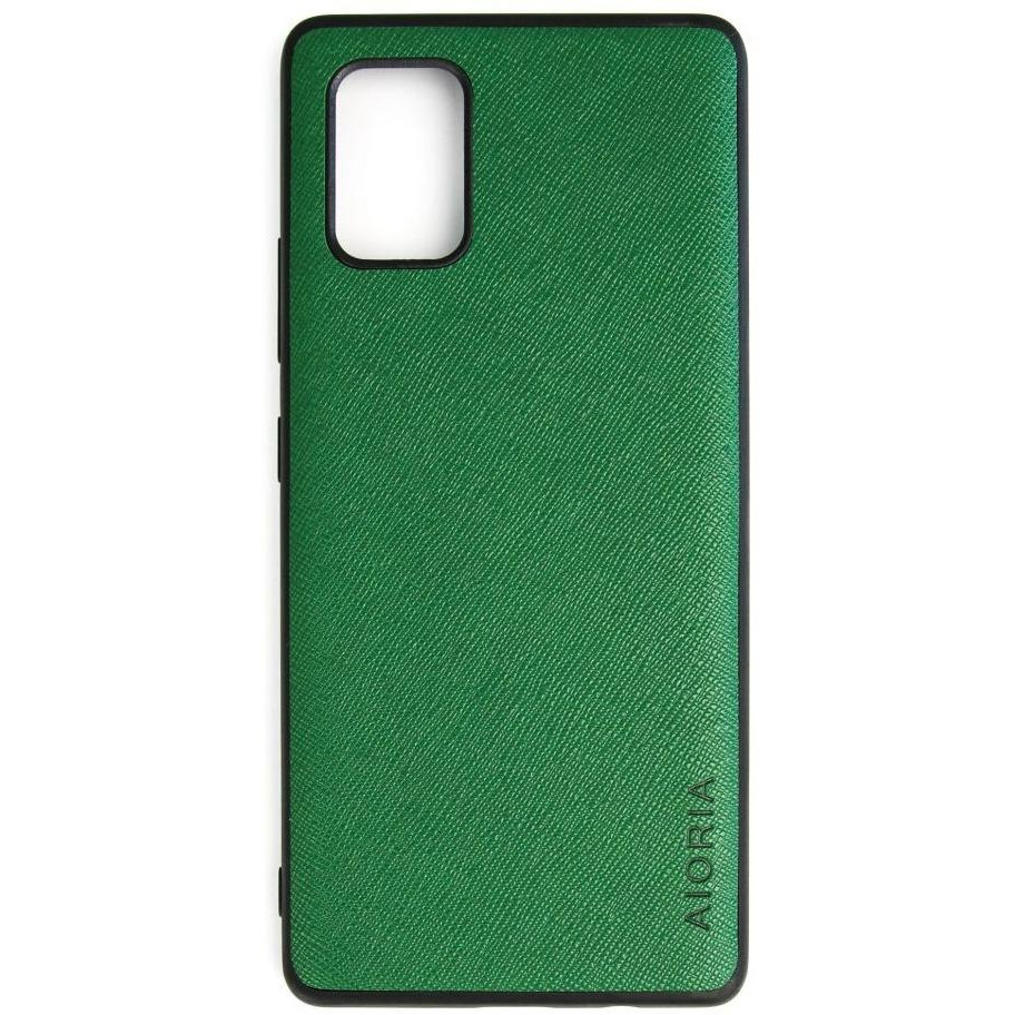 AIORIA Cross Pattern Case для Samsung Galaxy A71 5G Green - зображення 1