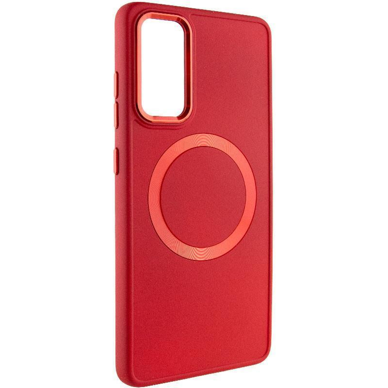 Epik Чохол TPU Bonbon Metal Style with MagSafe для Samsung Galaxy S23 FE Red - зображення 1