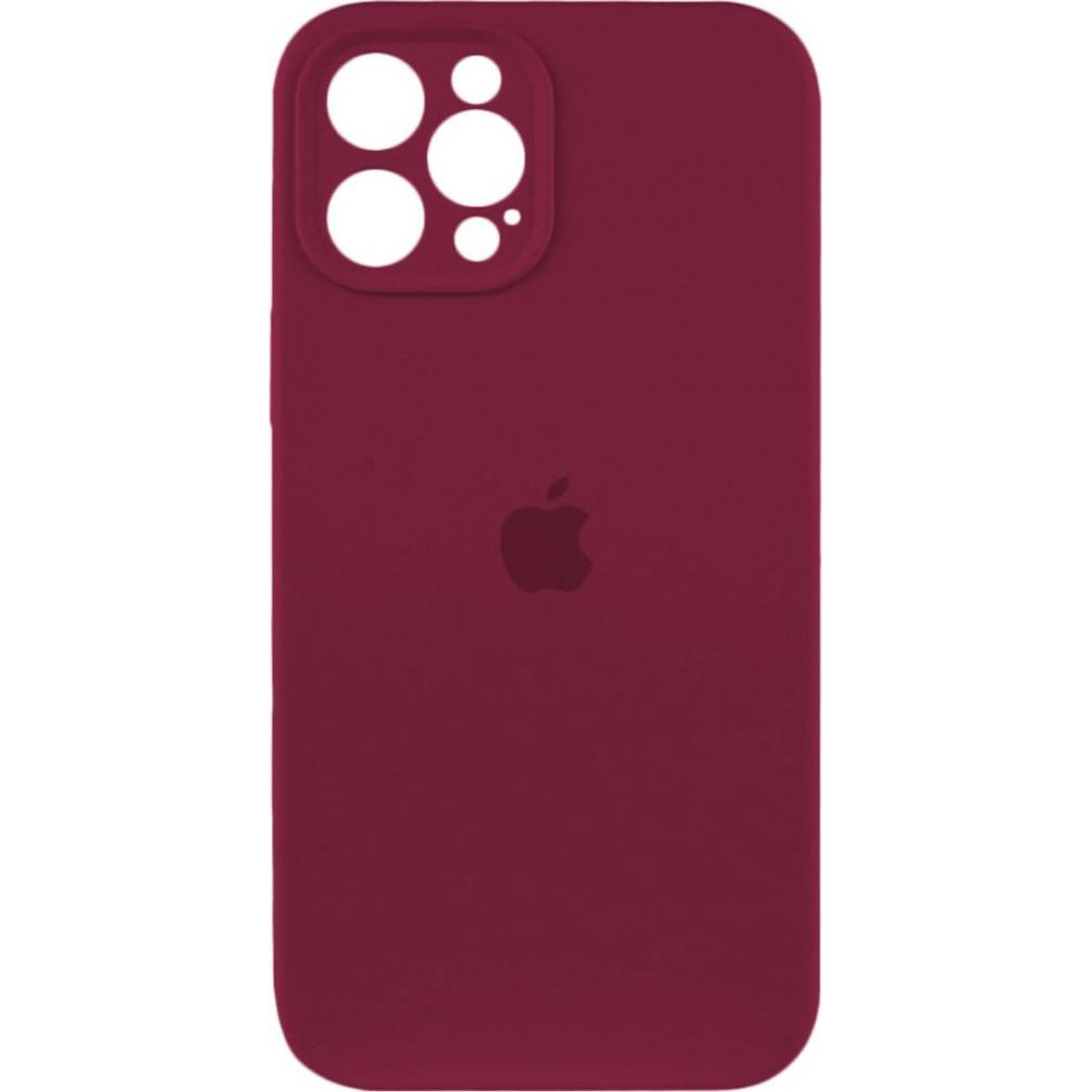 Epik Чохол Silicone Case Full Camera для iPhone 12 Pro Marsala - зображення 1