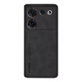   Fanoya Tactile Experience Leather Case для ZTE Nubia Z50 Ultra Black