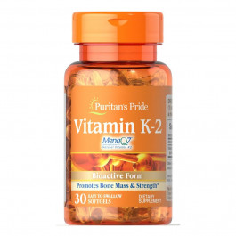   Puritan's Pride Vitamin K-2 (MenaQ7) 100 mcg 30 капсул