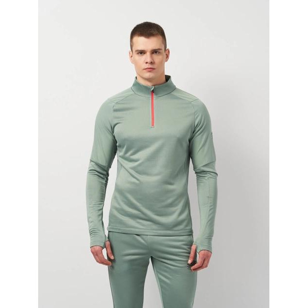 UMBRO Спортивна кофта чоловіча  Pro Training Hybrid 1/2 Zip Top 66106U-LB8 М Темно-салатова (5059459137992 - зображення 1