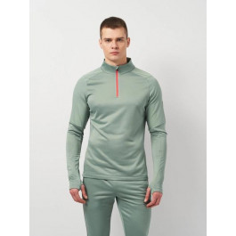   UMBRO Спортивна кофта чоловіча  Pro Training Hybrid 1/2 Zip Top 66106U-LB8 М Темно-салатова (5059459137992