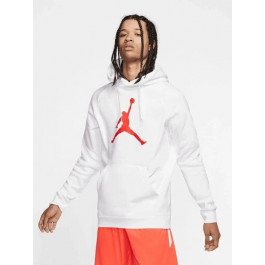   Nike Худі чоловіче  M J Jumpman Flc Po AV3145-100 2XL White/Infrared 23 (193150506147)