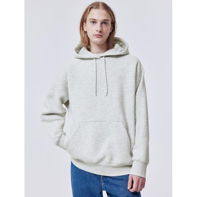 H&M Худі оверсайз чоловіче  061099512_grey S Сіре (6666000321145) - зображення 1