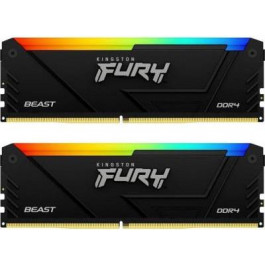   Kingston FURY 32 GB (2x16GB) DDR4 3200 MHz Beast RGB (KF432C16BB12AK2/32)