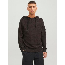   Jack & Jones Худі чоловіче  XAZ437092BEYI L Темно-коричневе (DD8000007943692)