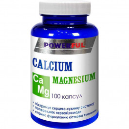   POWERFUL Calcium Magnesium  100 капсул