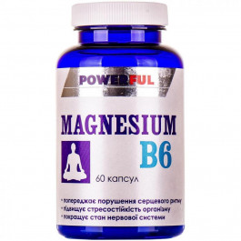   POWERFUL Magnesium B6  60 капсул