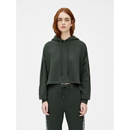   Pull&Bear Худі жіноче  XAZ371906AXLL L Темно-зелене з білим (DD8000006929765)