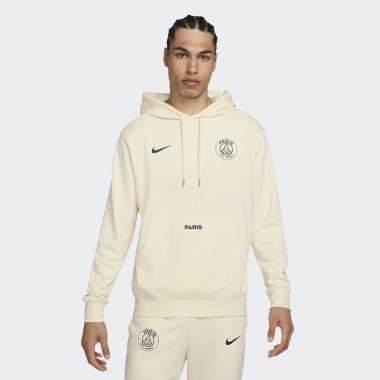 Nike Молочна чоловіча кофта  PSG M NSW CLUB HDY PO FT UP GX FZ8547-113 S молочний - зображення 1