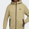 Nike Оливкова чоловіча кофта  M NK TCH FLC FZ WR HOODIE FB7921-277 M оливковий - зображення 4